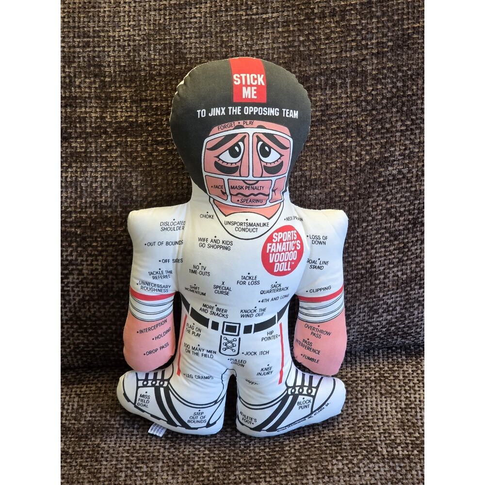 Sports Fanatic's VOODOO Doll 1988 DESIGNSENSE Atlanta, Georgia (SCARCE) Vintage